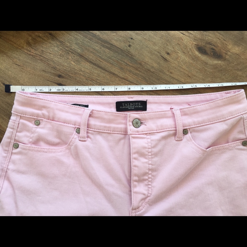 Talbots pastel pink jeans